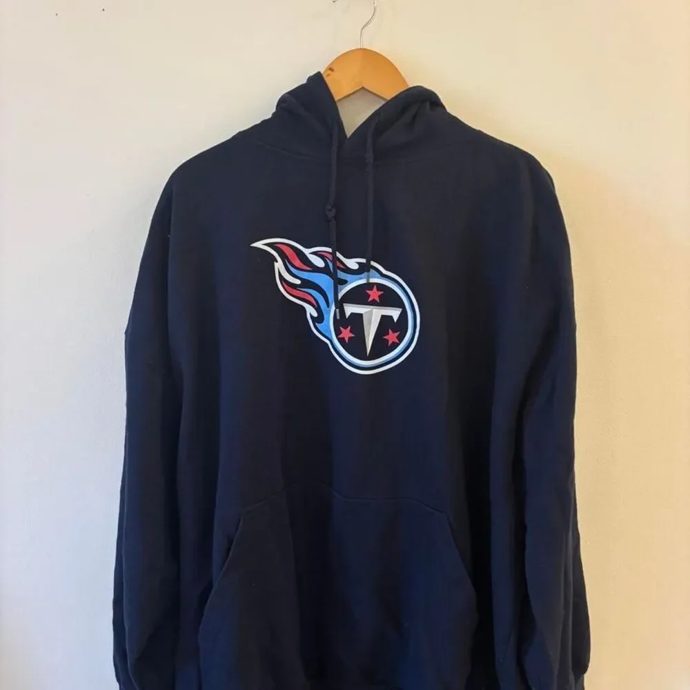Nfl Men's Navy and Black Hoodie